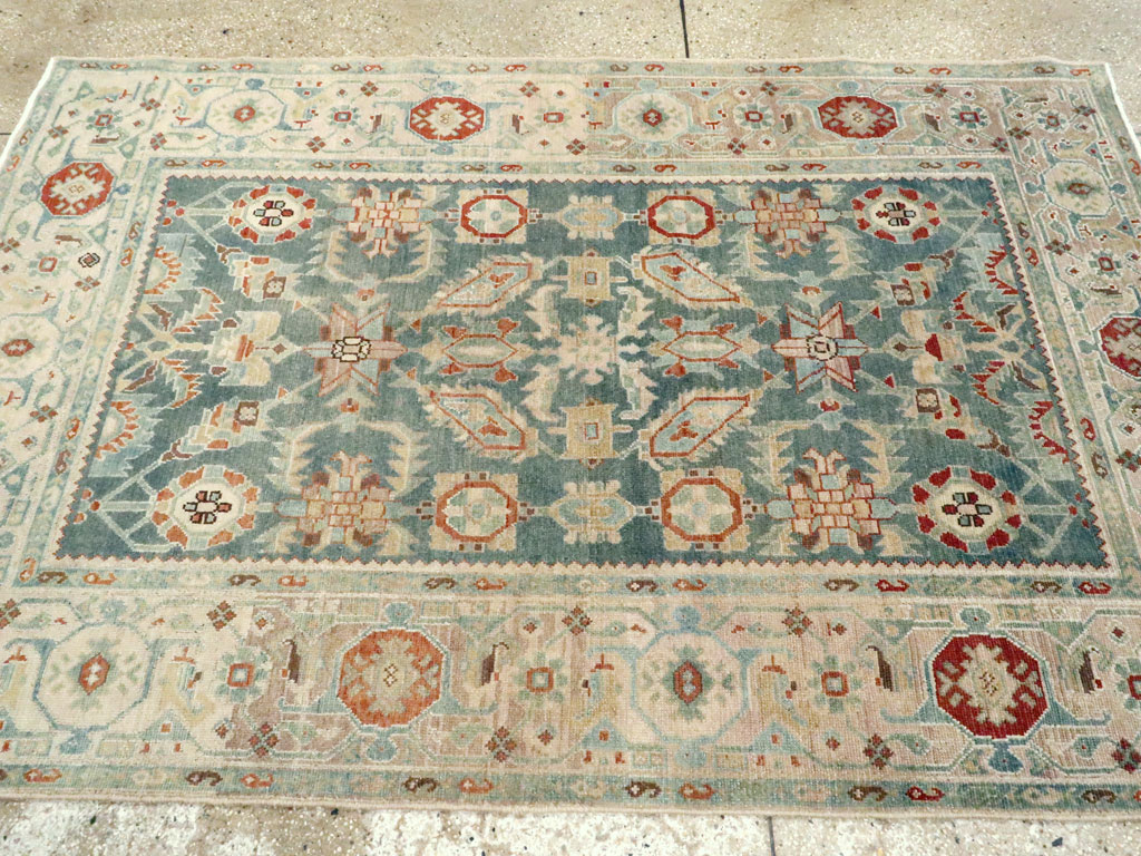 Vintage Persian Malayer Accent Rug, No.27222 - Gsblank