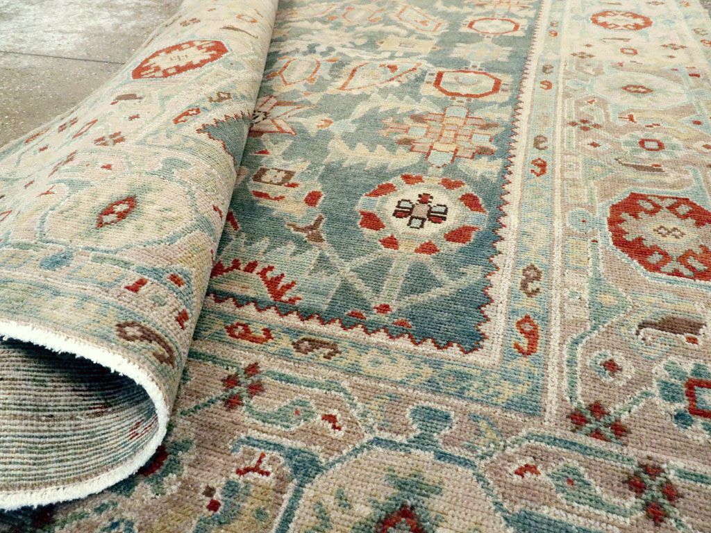 Vintage Persian Malayer Accent Rug, No.27222 - Gsblank