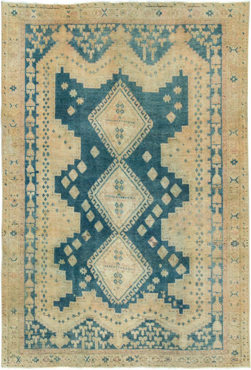 Vintage Persian Afshar Rug, No.27227 - Gsblank