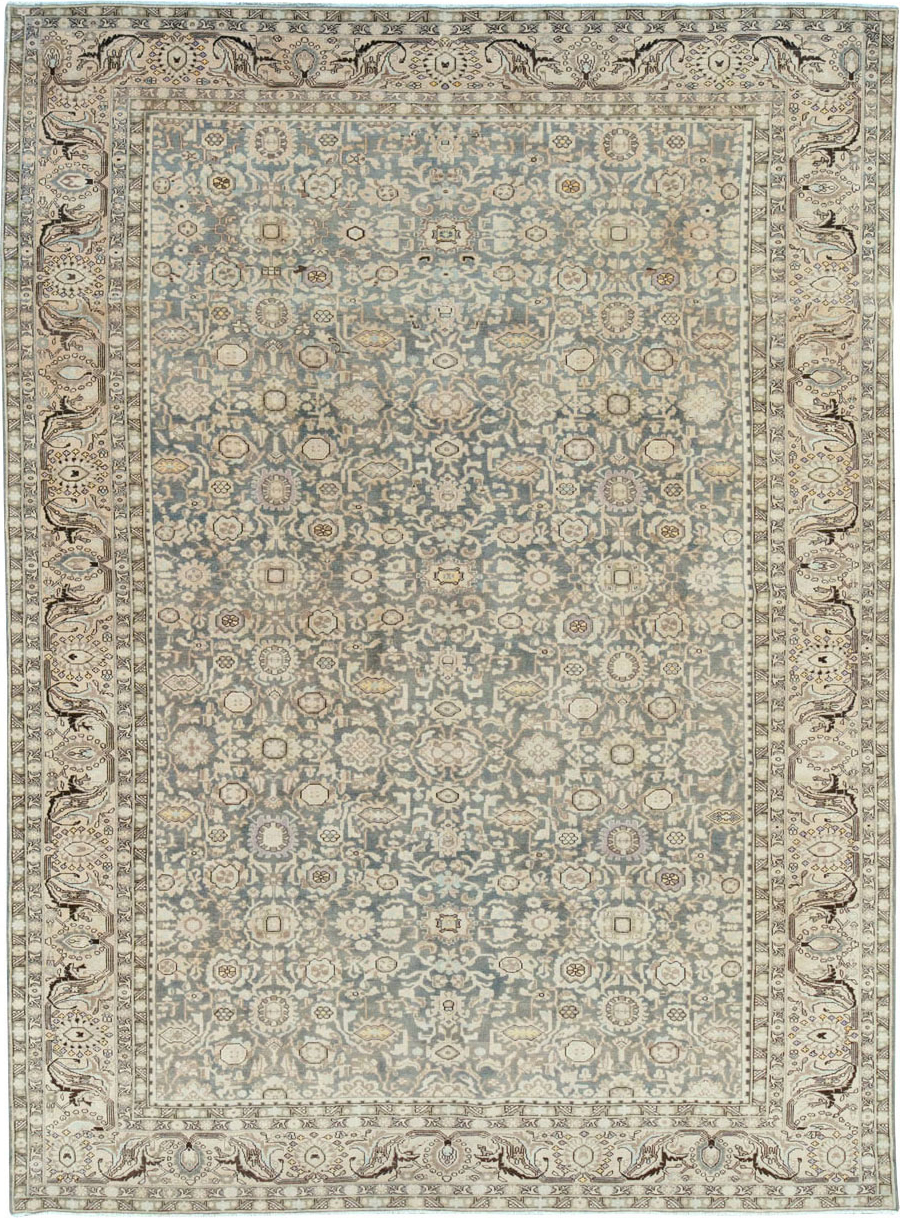 Vintage Persian Malayer Room Size Carpet, No.27234 - Gsblank