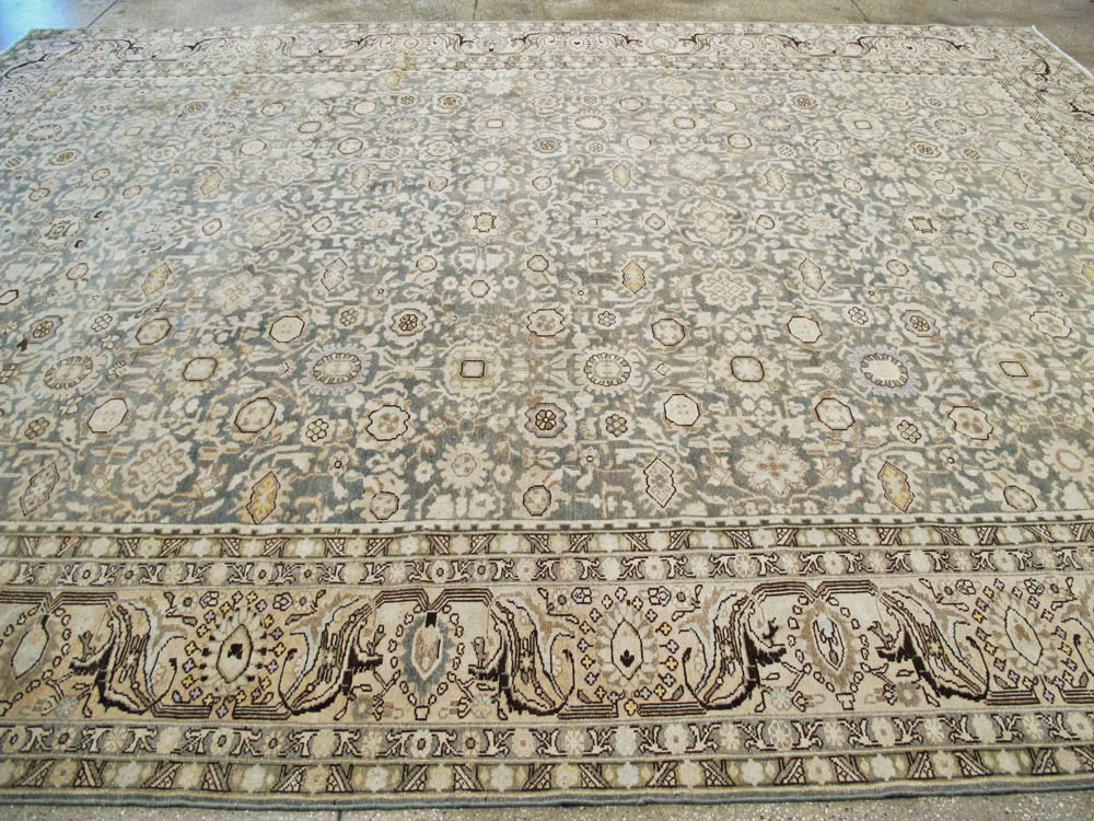 Vintage Persian Malayer Room Size Carpet, No.27234 - Gsblank