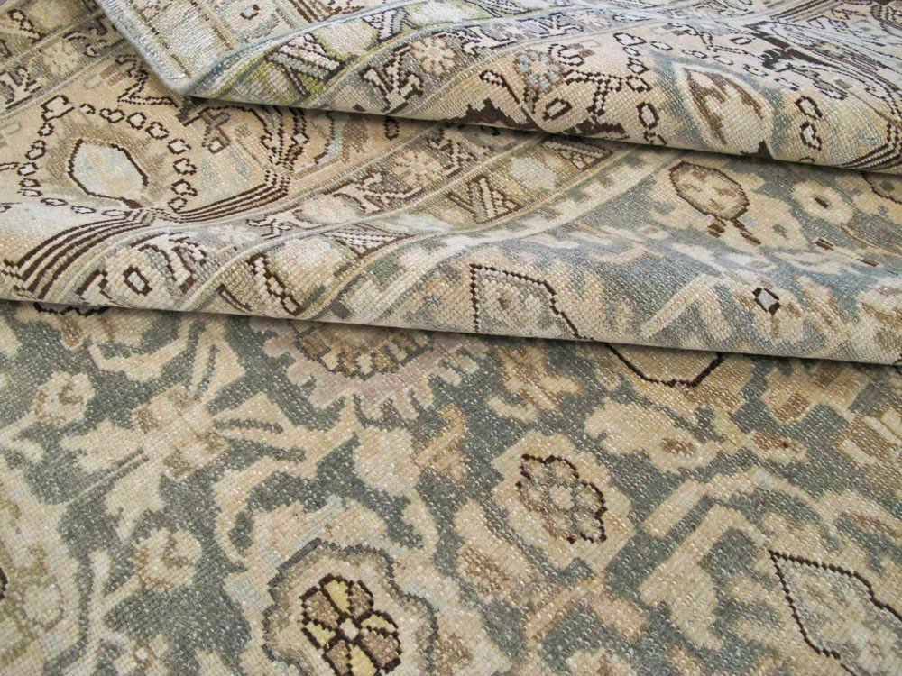 Vintage Persian Malayer Room Size Carpet, No.27234 - Gsblank