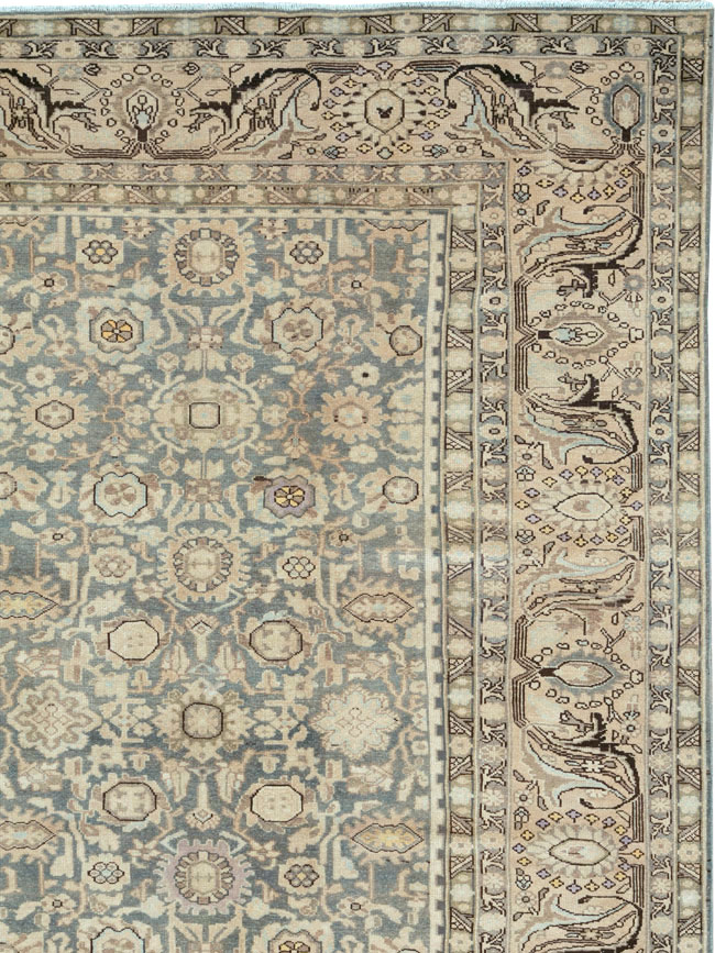 Vintage Persian Malayer Room Size Carpet, No.27234 - Gsblank