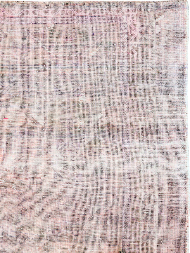 Vintage Persian Afshar Distressed Rug, No.27237 - Gsblank