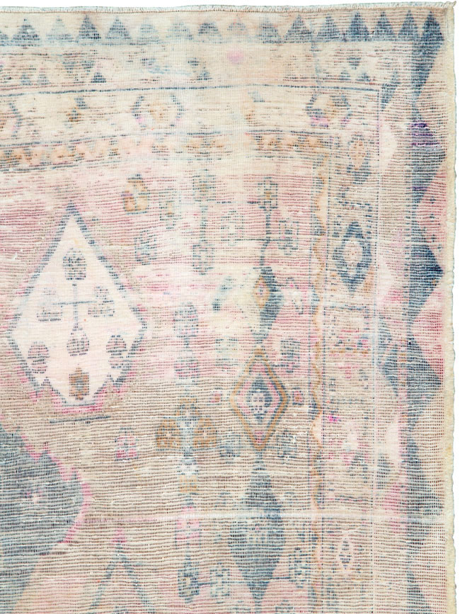 Vintage Persian Afshar Distressed Rug, No.27240 - Gsblank