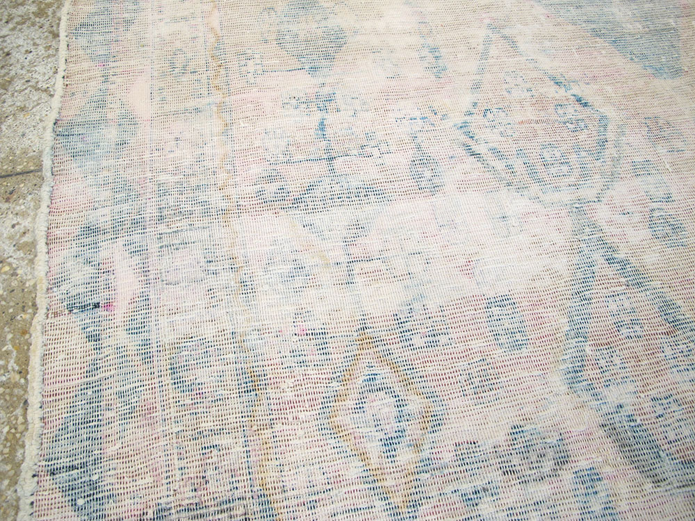 Vintage Persian Afshar Distressed Rug, No.27240 - Gsblank