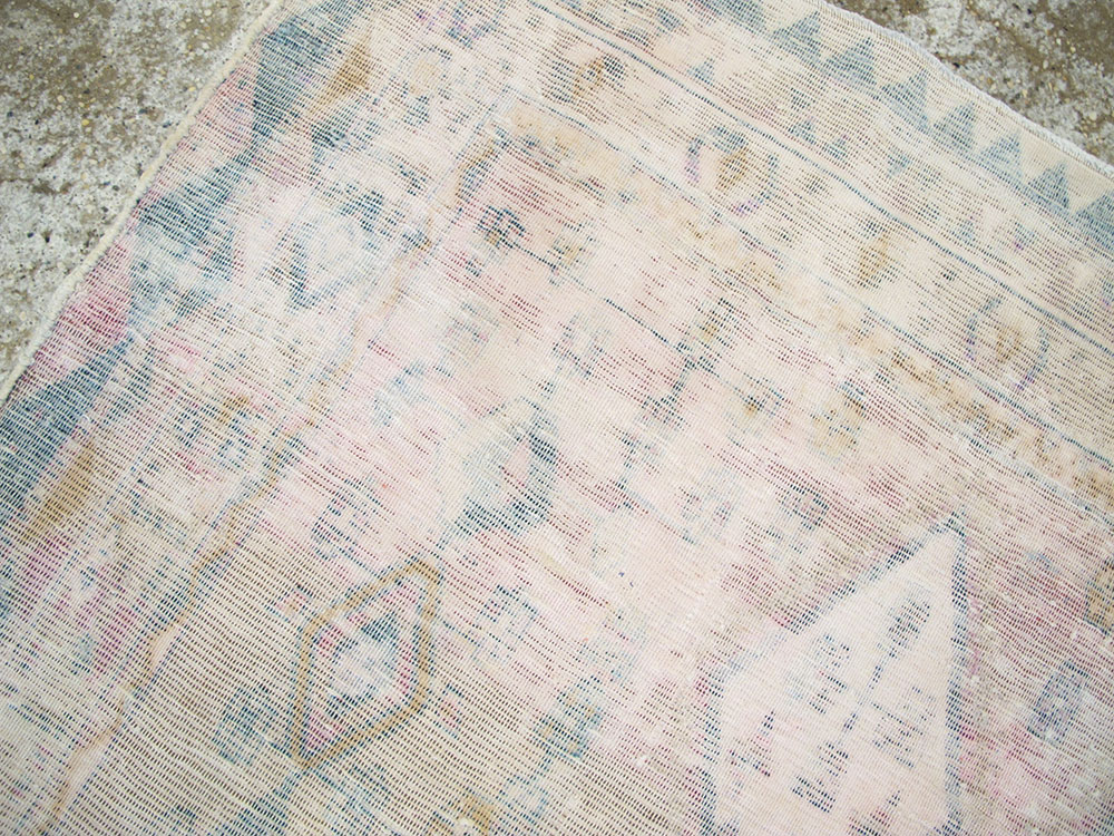 Vintage Persian Afshar Distressed Rug, No.27240 - Gsblank