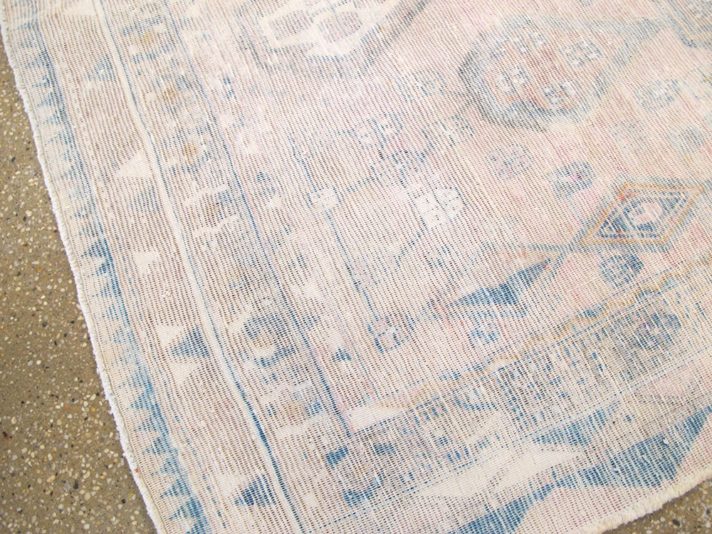 Vintage Persian Afshar Distressed Rug, No.27240 - Gsblank