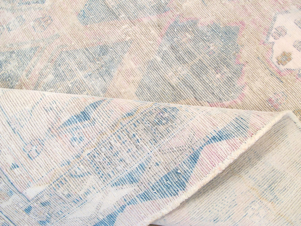 Vintage Persian Afshar Distressed Rug, No.27240 - Gsblank