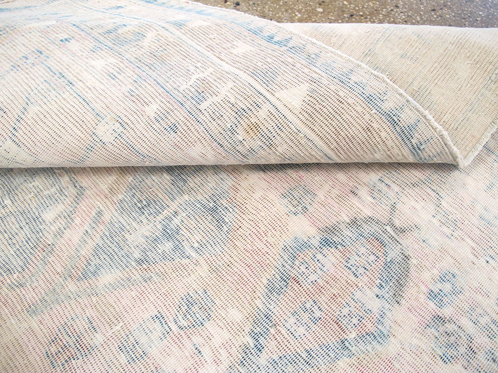 Vintage Persian Afshar Distressed Rug, No.27240 - Gsblank