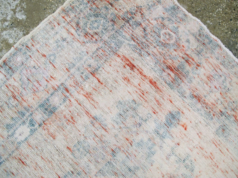 Vintage Persian Afshar Distressed Rug, No.27243 - Gsblank