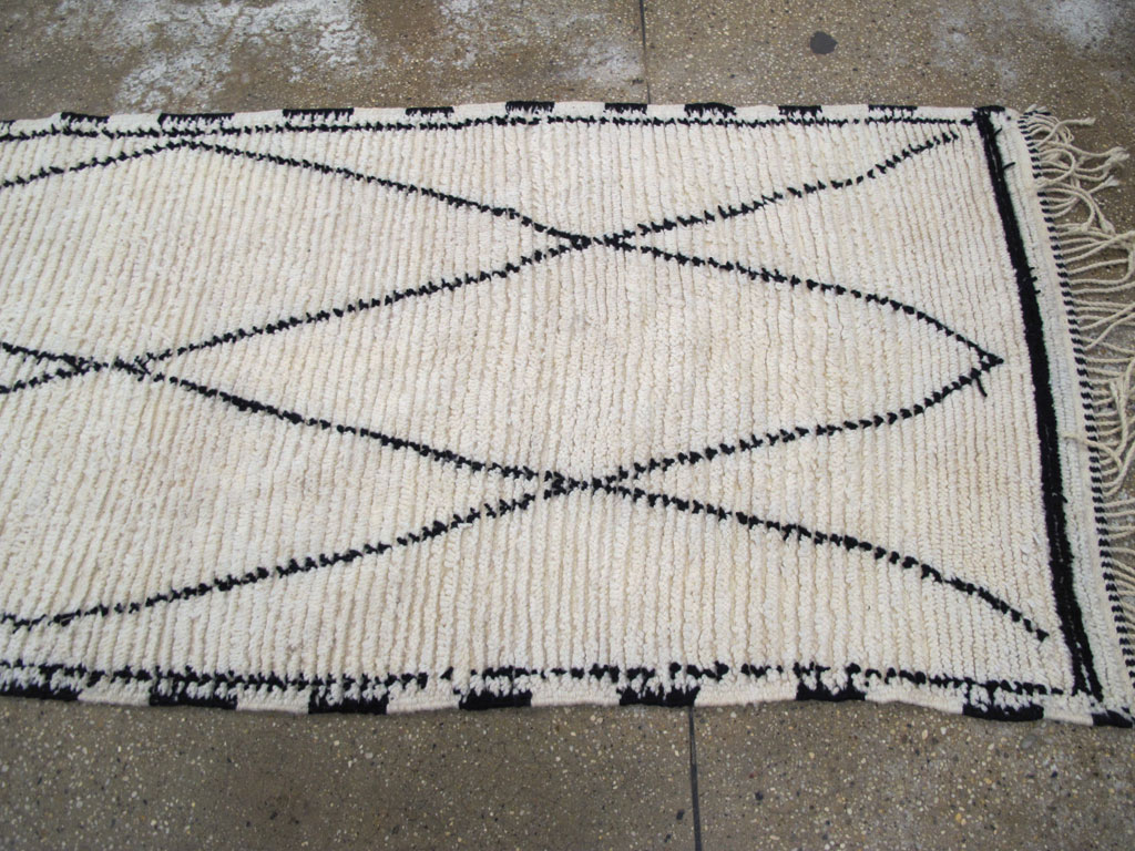 Contemporary Moroccan Runner, No.27246 - Gsblank