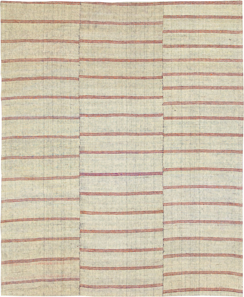 Vintage Turkish Flatweave Kilim Accent Rug, No.27264 - Gsblank