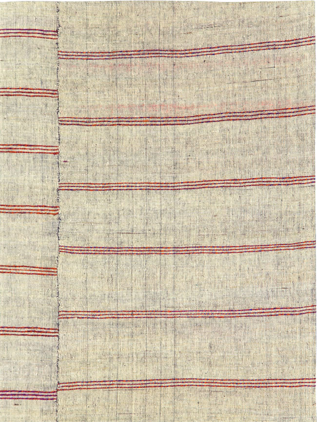 Vintage Turkish Flatweave Kilim Accent Rug, No.27264 - Gsblank