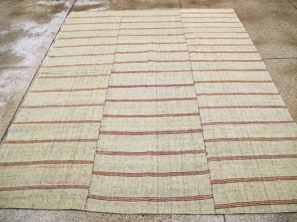 Vintage Turkish Flatweave Kilim Accent Rug, No.27264 - Gsblank