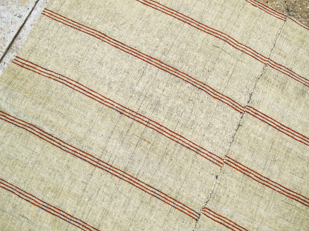 Vintage Turkish Flatweave Kilim Accent Rug, No.27264 - Gsblank