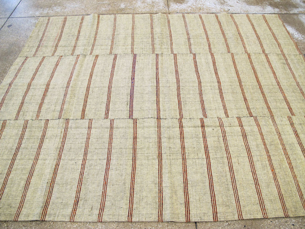 Vintage Turkish Flatweave Kilim Accent Rug, No.27264 - Gsblank