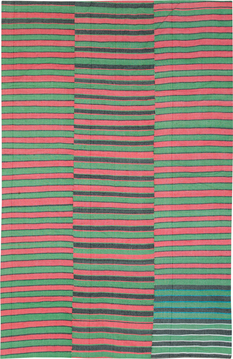 Vintage Turkish Flatweave Kilim Accent Rug, No.27266 - Gsblank