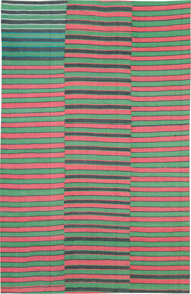 Vintage Turkish Flatweave Kilim Accent Rug, No.27266 - Gsblank