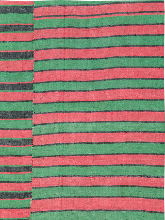 Vintage Turkish Flatweave Kilim Accent Rug, No.27266 - Gsblank