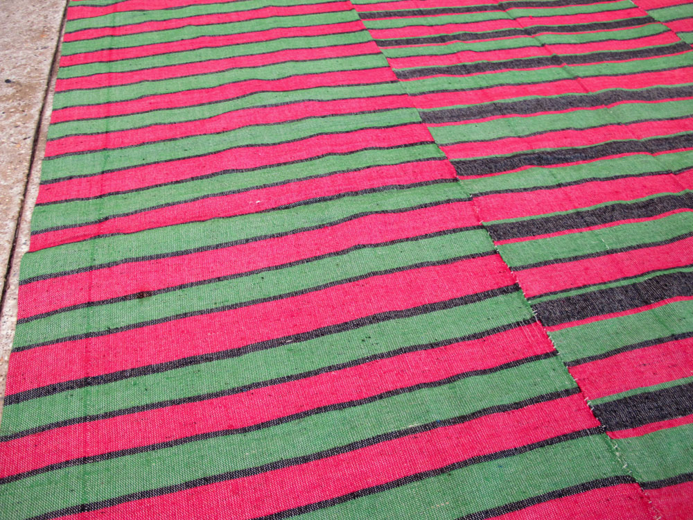 Vintage Turkish Flatweave Kilim Accent Rug, No.27266 - Gsblank