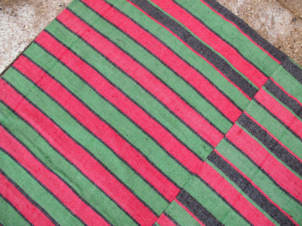 Vintage Turkish Flatweave Kilim Accent Rug, No.27266 - Gsblank