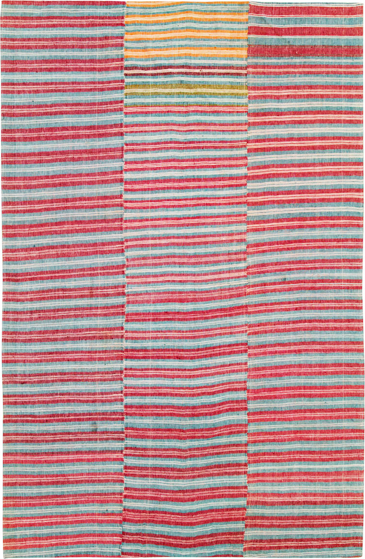 Vintage Turkish Flatweave Kilim Accent Rug, No.27267 - Gsblank