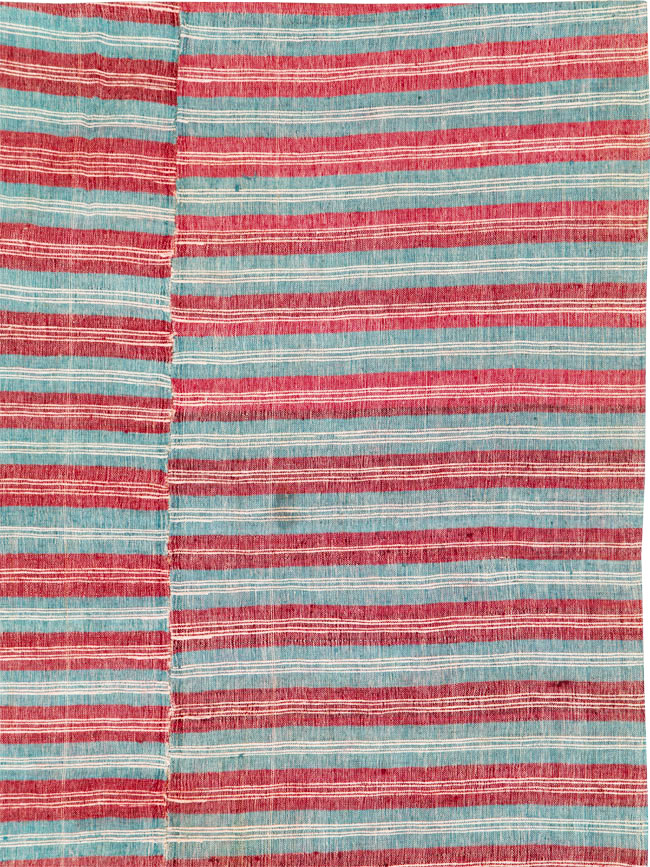 Vintage Turkish Flatweave Kilim Accent Rug, No.27267 - Gsblank