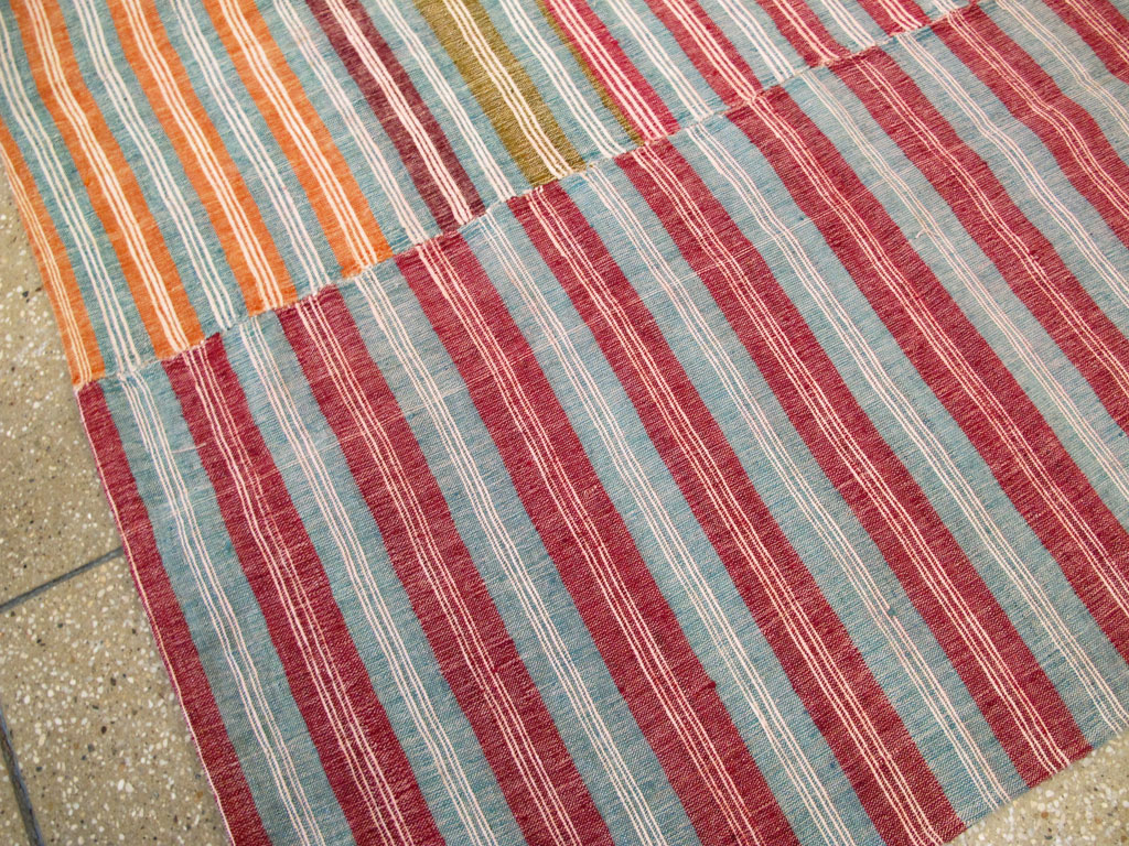 Vintage Turkish Flatweave Kilim Accent Rug, No.27267 - Gsblank