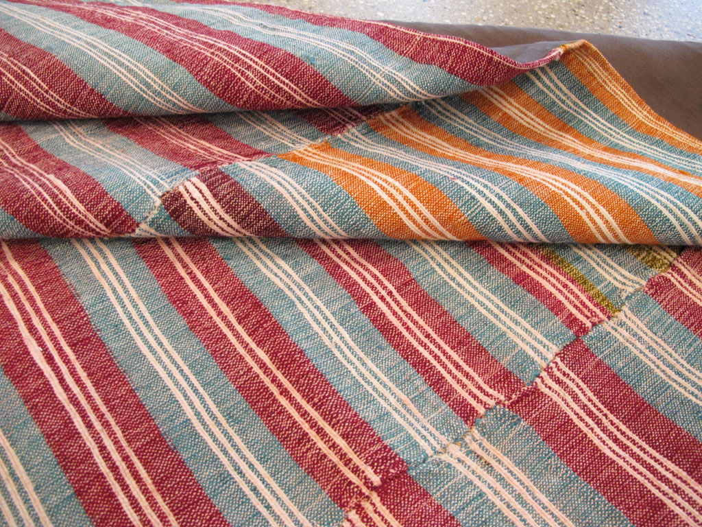 Vintage Turkish Flatweave Kilim Accent Rug, No.27267 - Gsblank