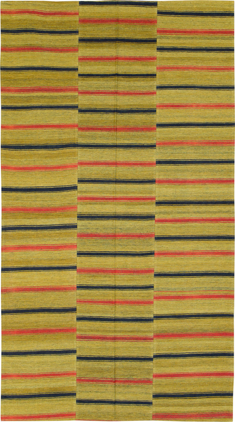 Vintage Persian Flatweave Kilim Accent Rug, No.27268 - Gsblank