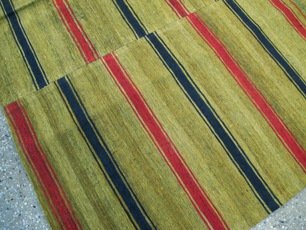 Vintage Persian Flatweave Kilim Accent Rug, No.27268 - Gsblank