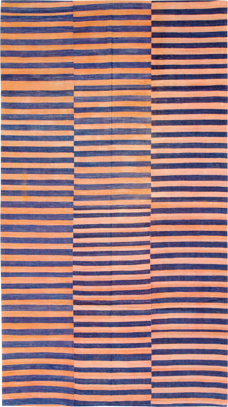 Vintage Turkish Flatweave Accent Rug, No.27273 - Gsblank