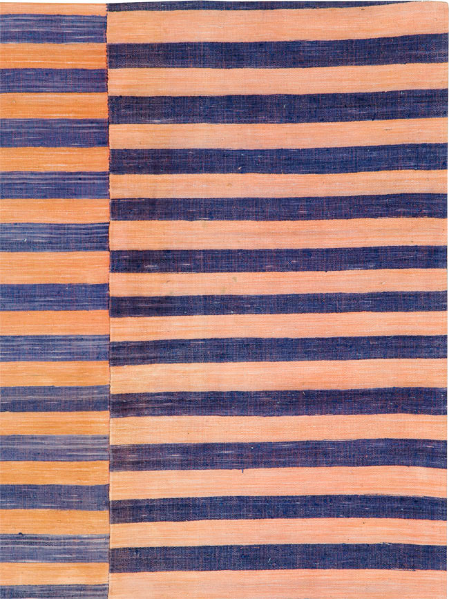 Vintage Turkish Flatweave Accent Rug, No.27273 - Gsblank