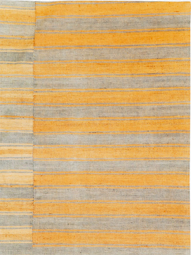 Vintage Turkish Flatweave Kilim Accent Rug, No.27275 - Gsblank