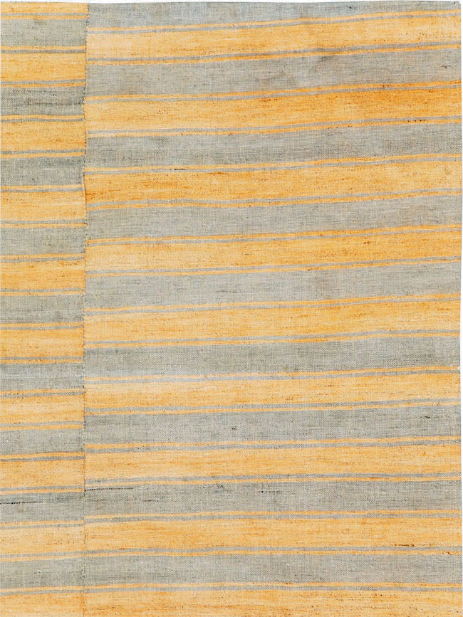 Vintage Turkish Flatweave Kilim Accent Rug, No.27275 - Gsblank