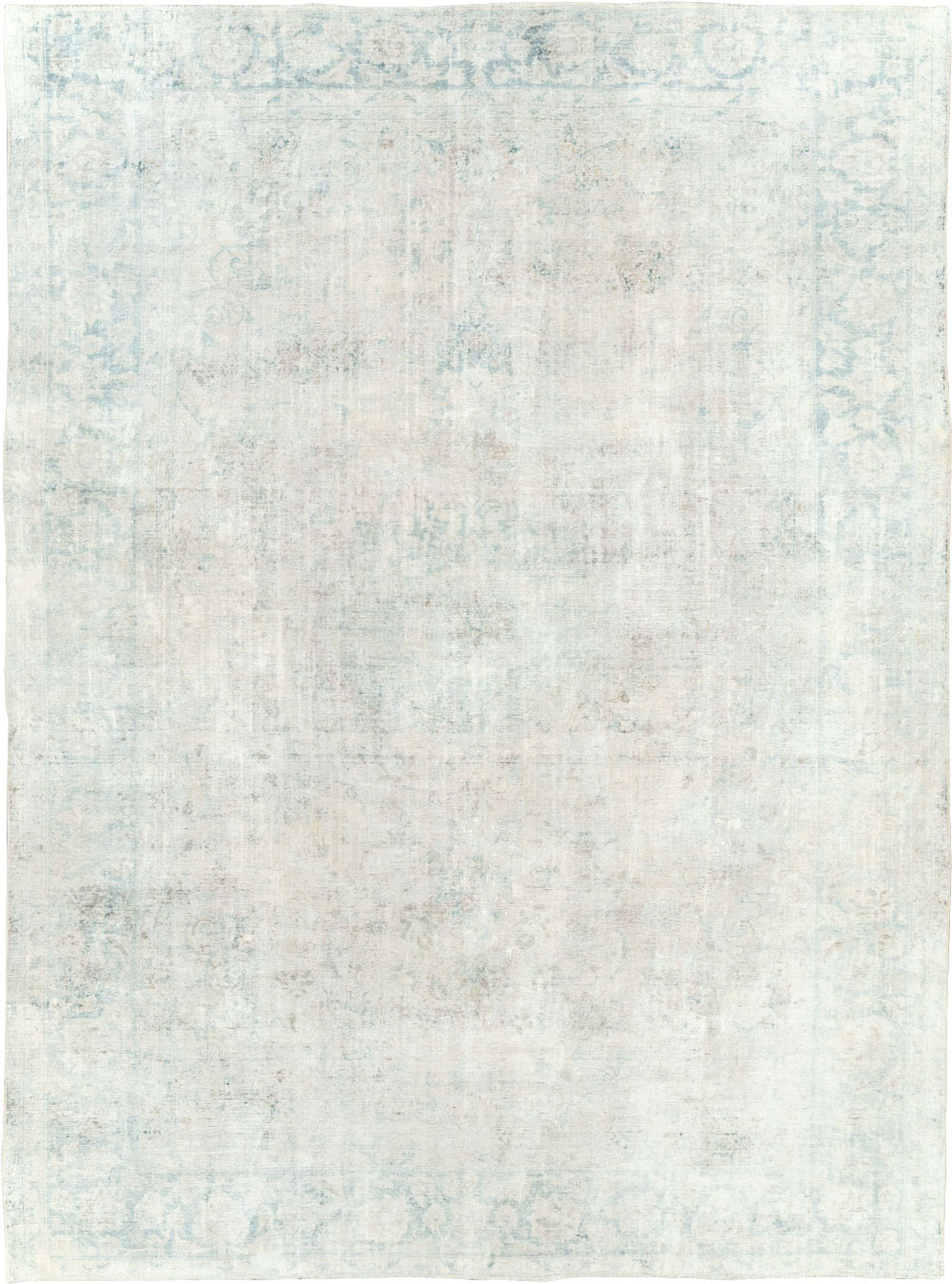 Distressed Vintage Persian Small Room Size Carpet, No.27283 - Gsblank