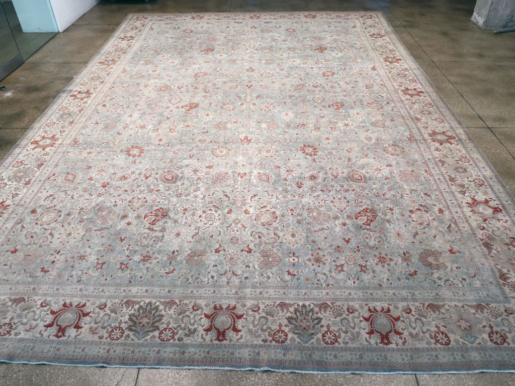 Antique Persian Tabriz Carpet, No.27287 - Gsblank