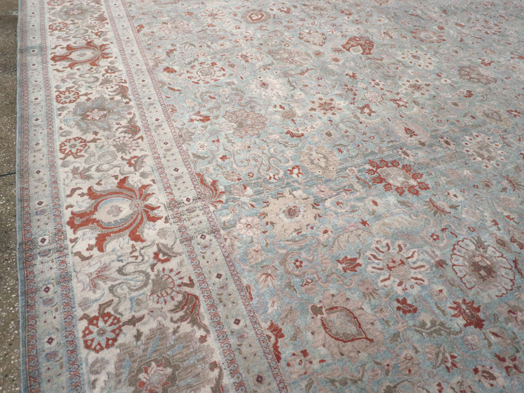 Antique Persian Tabriz Carpet, No.27287 - Gsblank