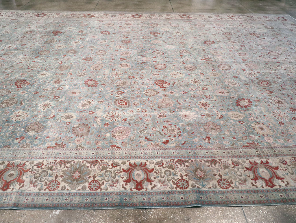 Antique Persian Tabriz Carpet, No.27287 - Gsblank