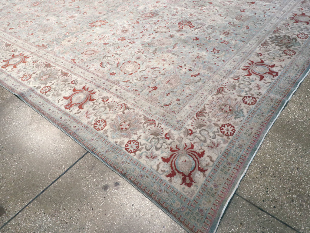 Antique Persian Tabriz Carpet, No.27287 - Gsblank