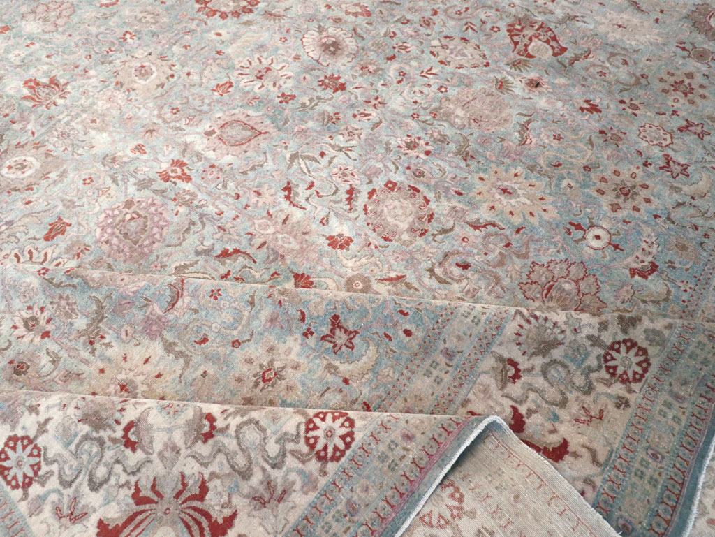 Antique Persian Tabriz Carpet, No.27287 - Gsblank