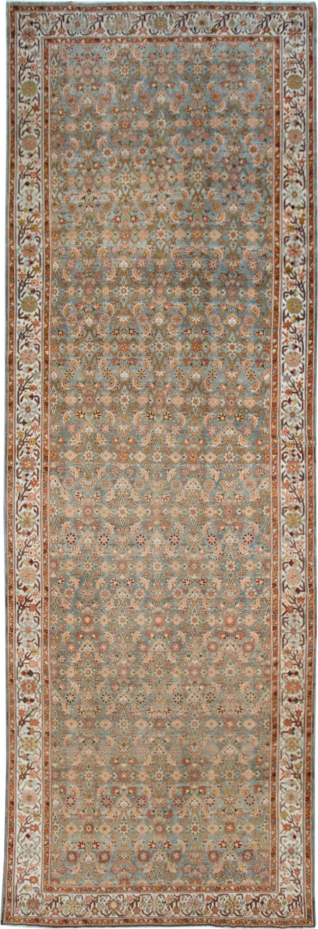Vintage Persian Malayer Long Gallery Carpet, No.27291 - Gsblank