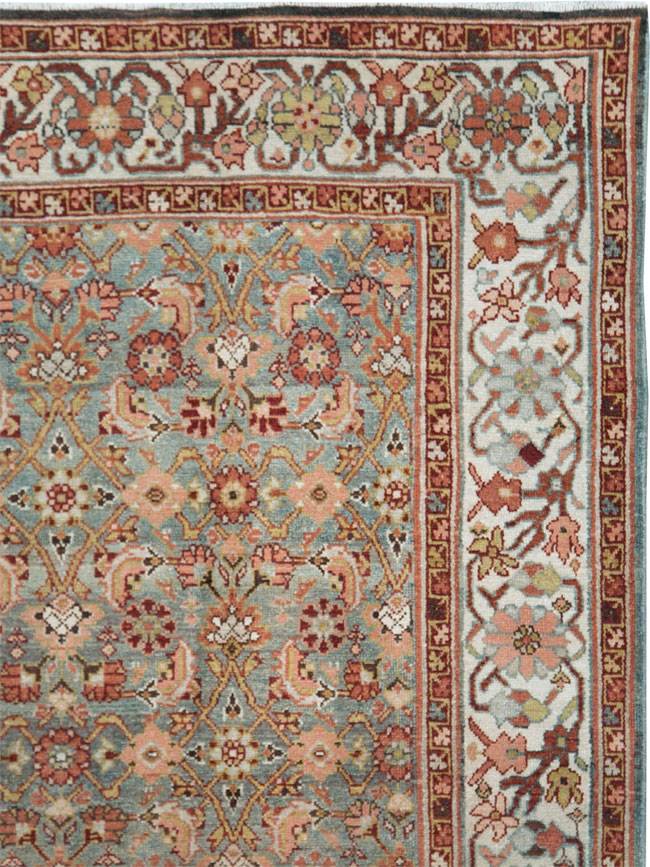 Vintage Persian Malayer Long Gallery Carpet, No.27291 - Gsblank