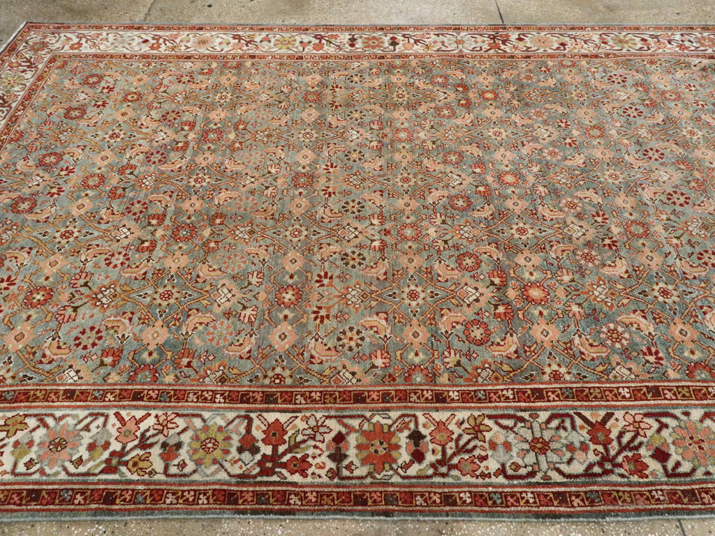 Vintage Persian Malayer Long Gallery Carpet, No.27291 - Gsblank