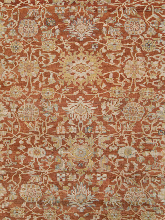 Antique Persian Mahal Carpet, No.27294 - Gsblank