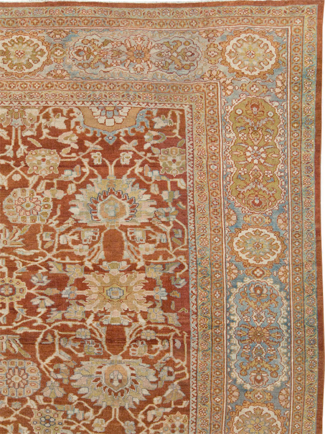 Antique Persian Mahal Carpet, No.27294 - Gsblank