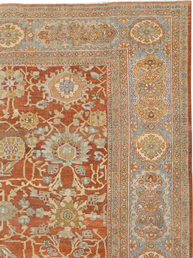 Antique Persian Mahal Carpet, No.27294 - Gsblank