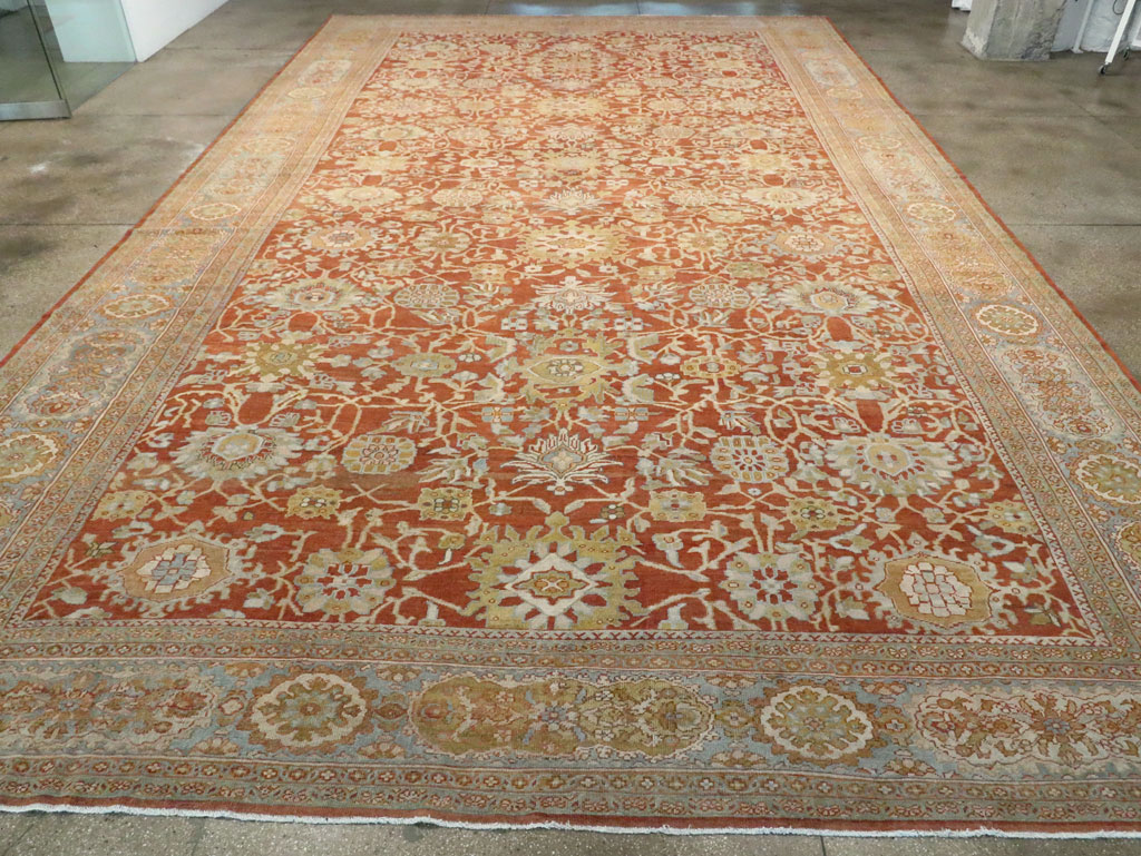 Antique Persian Mahal Carpet, No.27294 - Gsblank