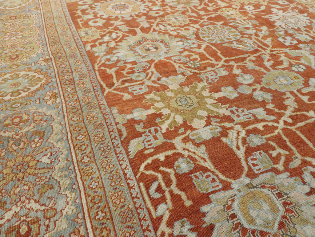 Antique Persian Mahal Carpet, No.27294 - Gsblank